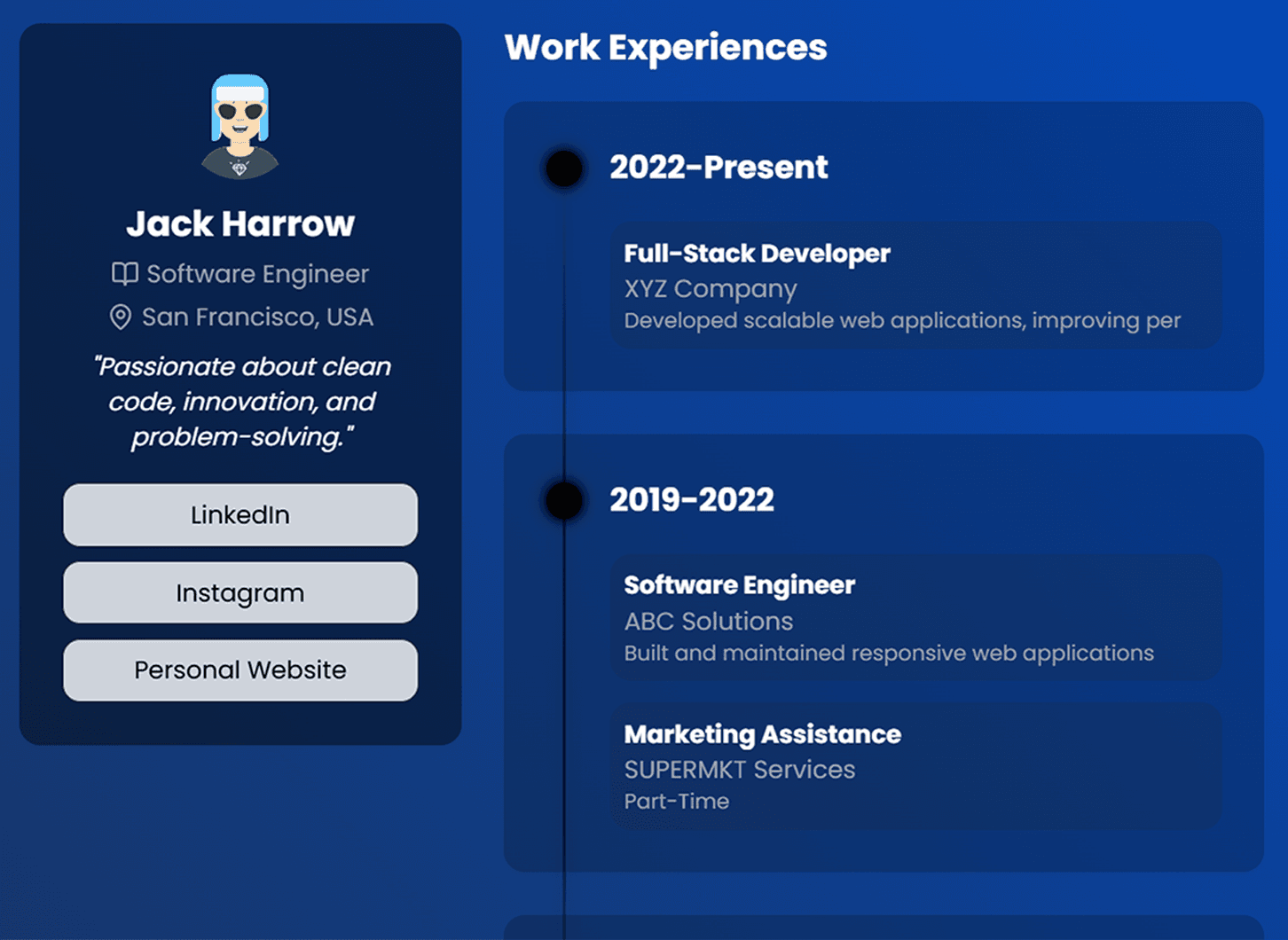 Resume Builder Preview